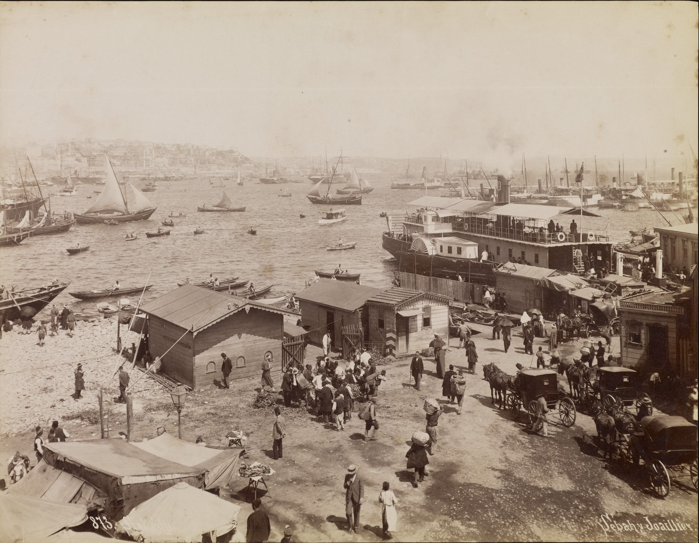 Sirkeci / Sébah & Joaillier Fotoğrafı / 1883