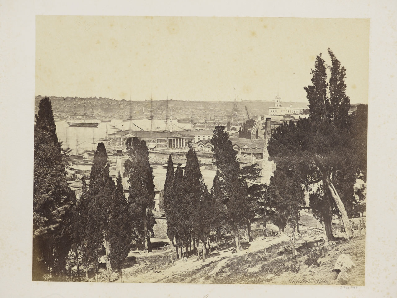 Şişhane'den Kasımpaşa Robertson & Beato 1856-57