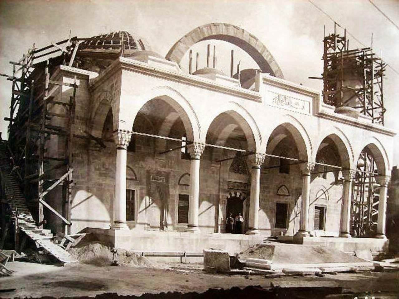 Şişli Camii inşaatı 1948