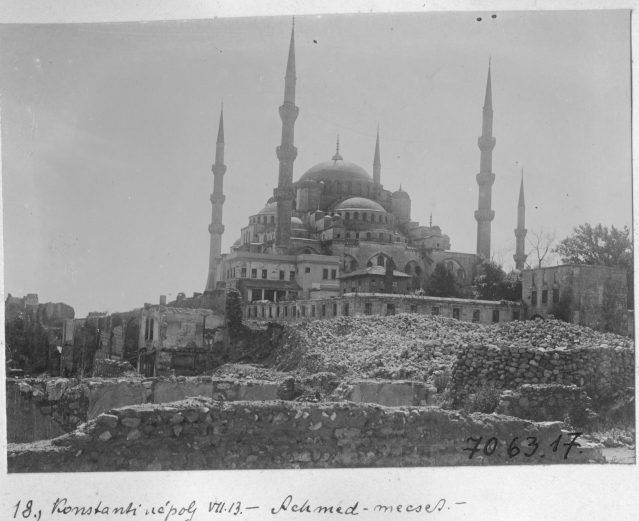Sultan Ahmet Camii Görünümü / 1914