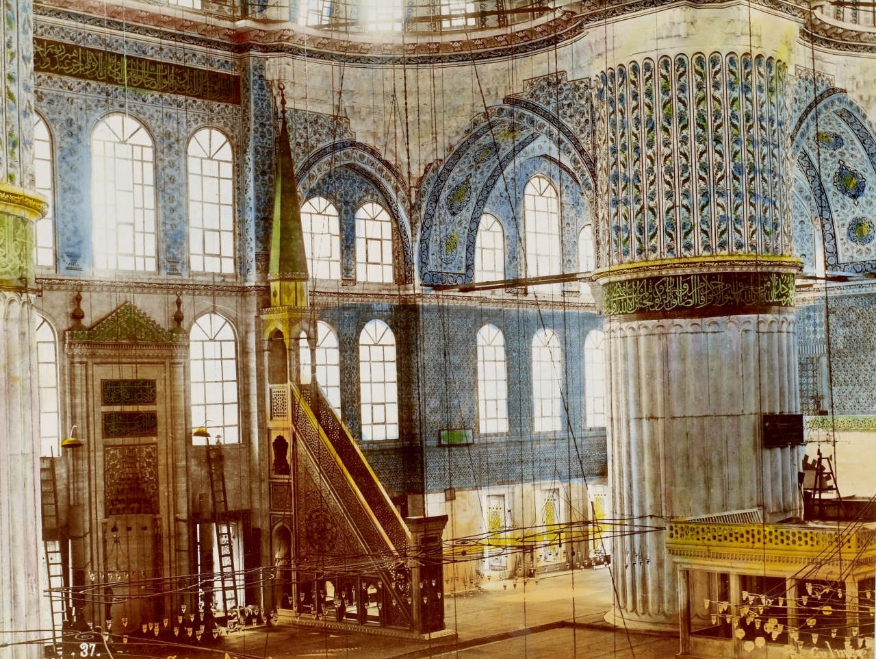 Sultan Ahmet Camii Gülmez Fréres Sonradan Renklendirme Fotoğraf