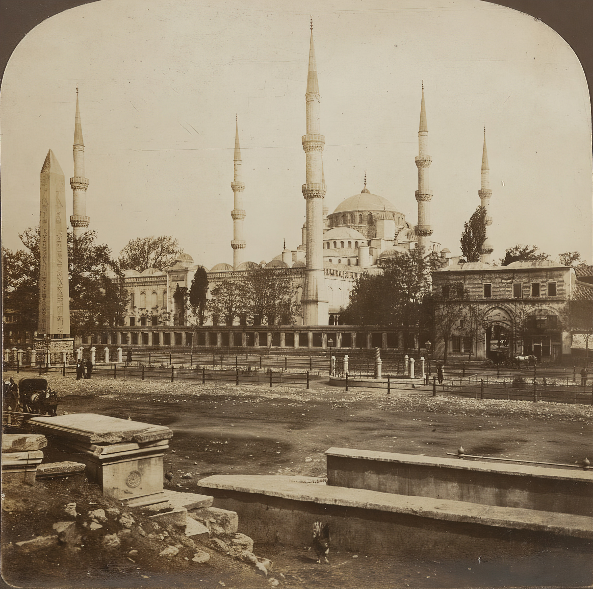 Sultan Ahmet Camii ve Atmeydanı / H. C. White Co. Fotoğrafı / 1900 Başları