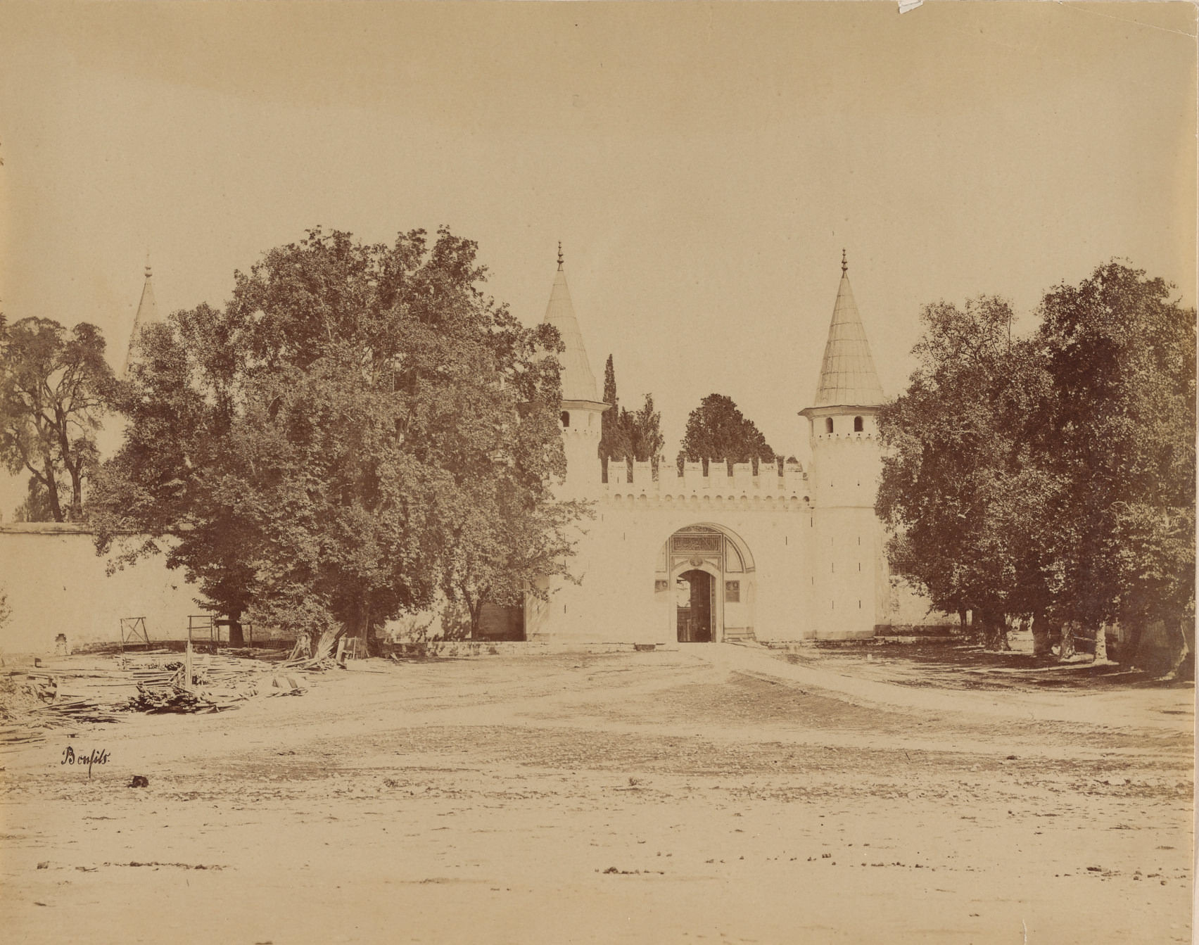 Topkapı Sarayı Babüsselam / Felix Bonfils Fotoğrafı