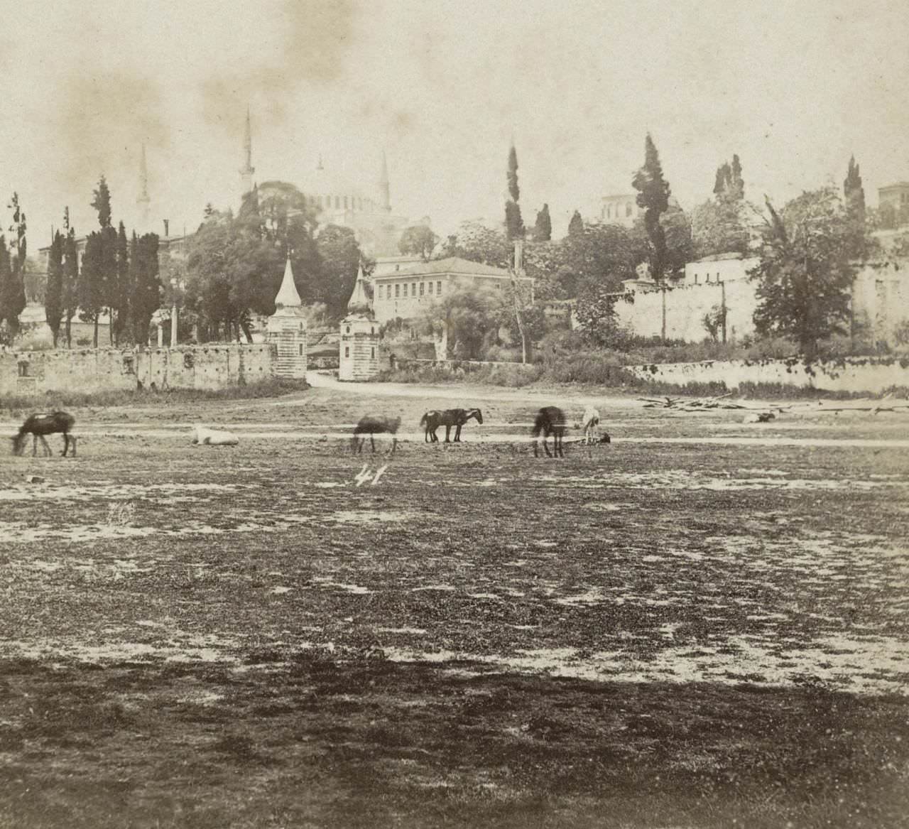 Topkapı Sarayı Cephane Meydanı, Sarayburnu Sophus Williams & E. Linde & Co. 1860 - 1890
