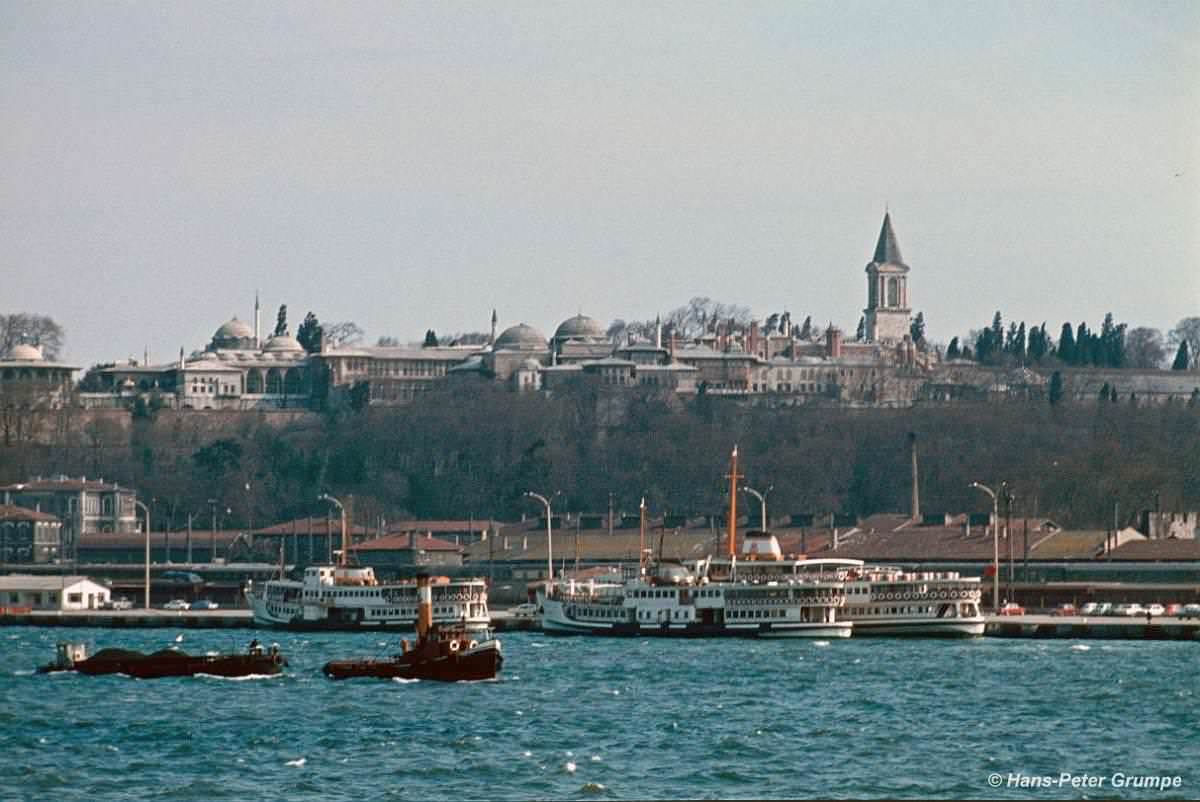 Topkapı Sarayı Görünümü, 1978 Hans Peter Grumpe fotoğrafı