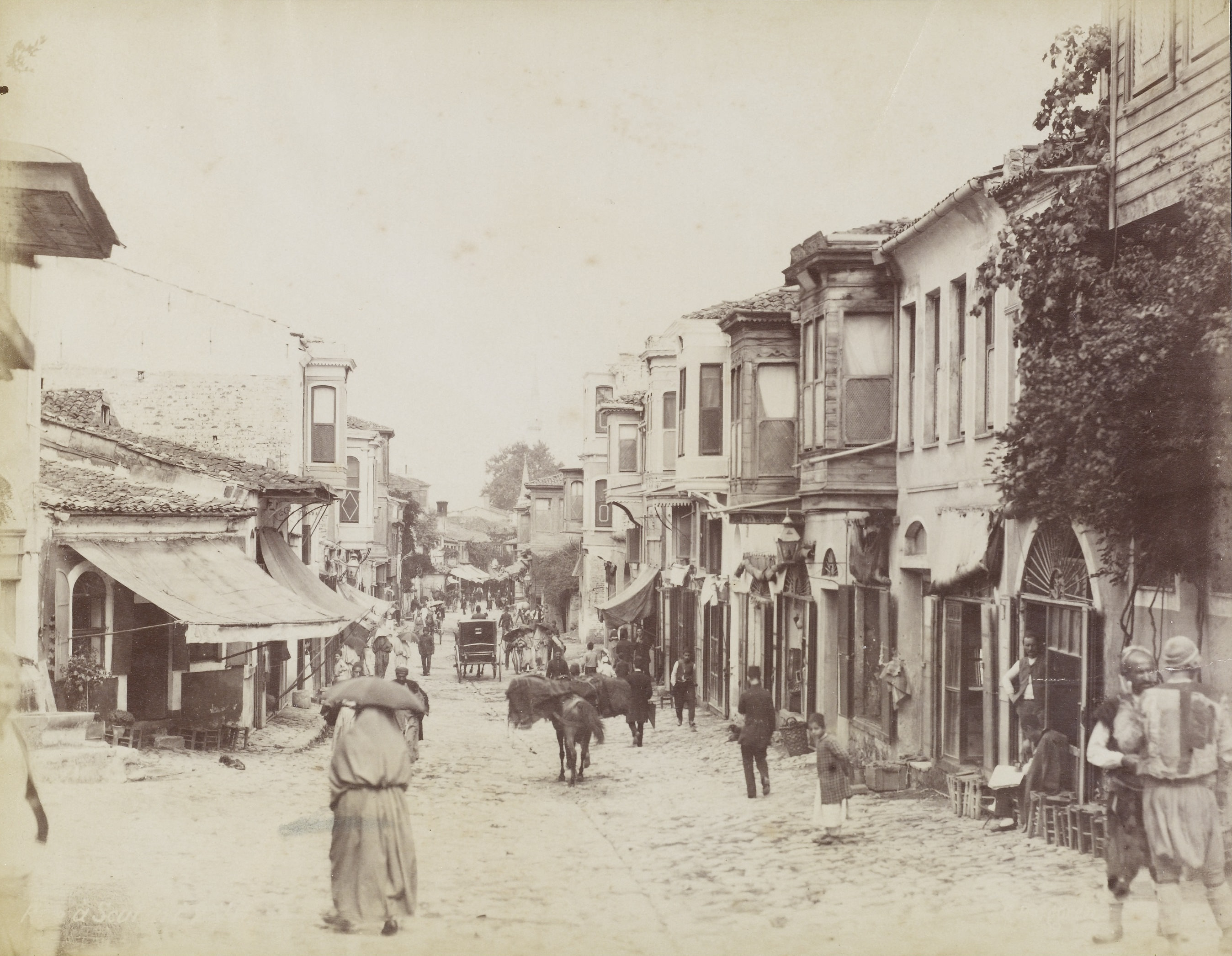Üsküdar / Guillaume Berggren Fotoğrafı / 1870