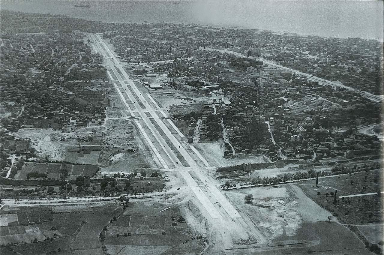 Vatan Caddesi Havadan Görünümü / 1959