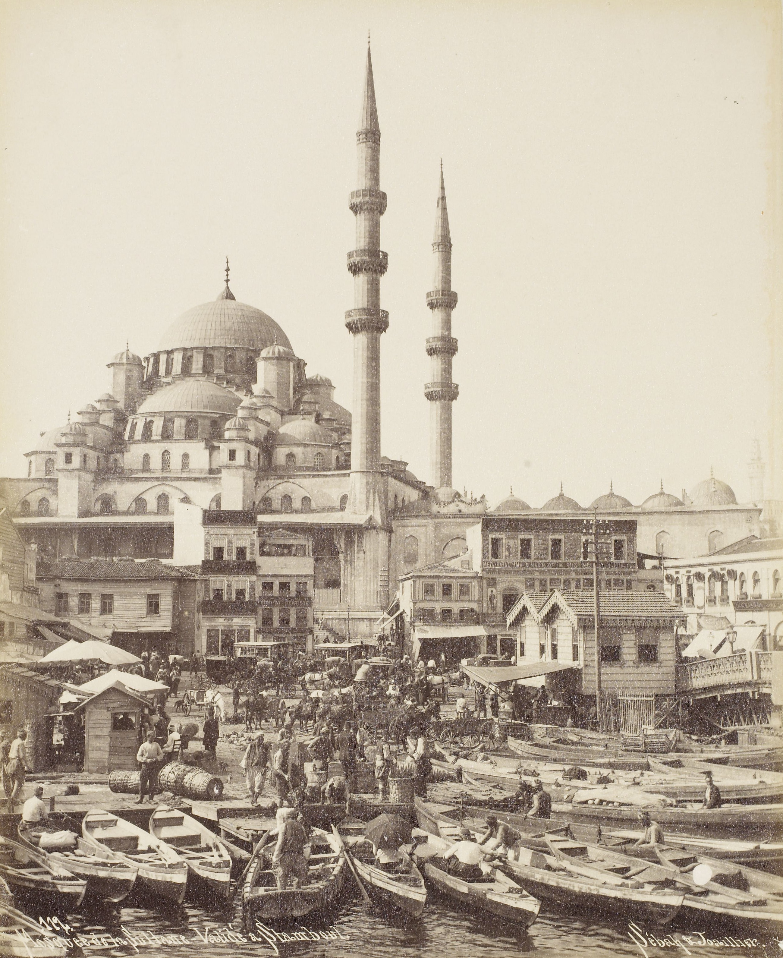 Yeni Cami / Sébah & Joaillier Fotoğrafı