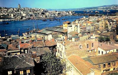 1950′lerde Küçükpazar çevresi ve Haliç