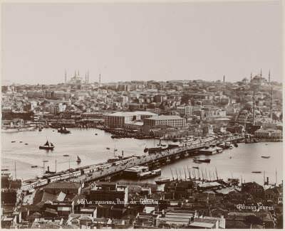 3. Galata Köprüsü ve Haliç Gülmez Fréres Fotoğrafı