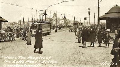 4. Galata Köprüsü, 1920