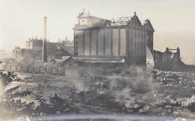 6 Eylül 1917 günündeki Haydarpaşa Sabotajı: Cephane yüklü tren patlatılmıştır.
