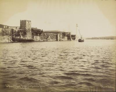 7350 - Ahırkapı Sahili / Sébah ve Joaillier Fotoğrafı / 1890'lar