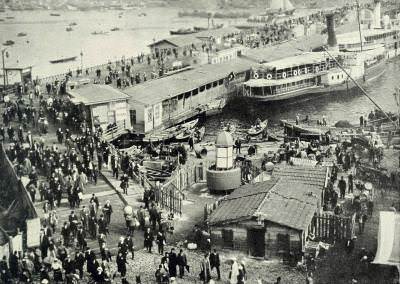 Ahşap Galata Köprüsü / 1910