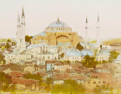 Ayasofya Gülmez Fréres Sonradan Renklendirme Fotoğraf