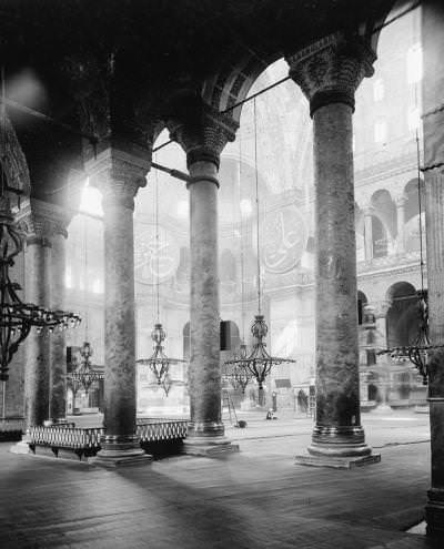 Ayasofya İç Görünümü 1900'ler