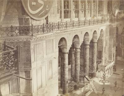 Ayasofya İçinden Görünüm / 19. Yüzyıl