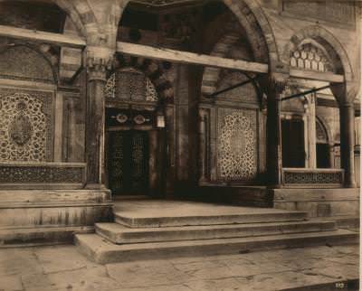 Ayasofya Sultan Selim Türbesi Abdullah Fréres fotoğrafı 1880-1893 LOC Arşivi