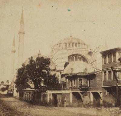 Ayasofya ve Çevresindeki Evler / 19. Yüzyıl