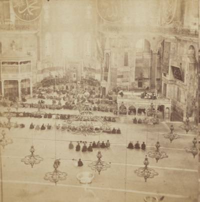 Ayasofya'da / 19. Yüzyıl Sonları