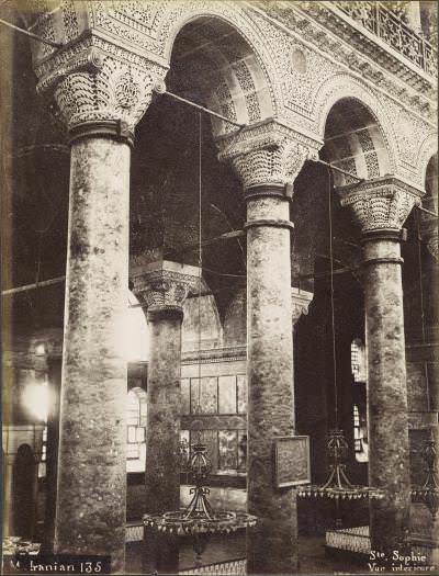 Ayasofya'da Sütunlar Mihran Iranian / 1890'lar