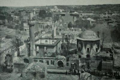 Bozdoğan Kemeri Üstünden 1907 Yangını Sonrası Hüsambey Tezgahçılar Camii