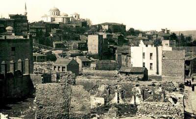 Çırçır Yangını sonrasında Zeyrek / 1908