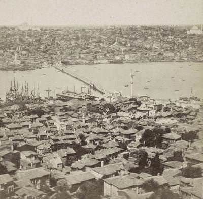 Eski İstanbul: Galata Kulesi'nden Azapkapı ve Unkapanı Sophus Williams & E. Linde & Co. 1860 - 1890