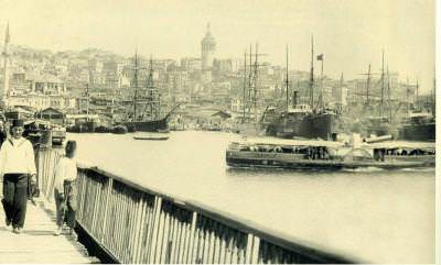 Eski İstanbul: Unkapanı Köprüsü