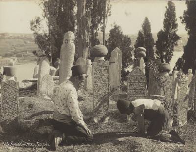 Eyüp Mezarlığı / Sébah ve Joaillier Fotoğrafı