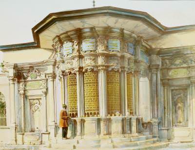 Eyüp Mihrişah Sultan Sebili Sonradan Renklendirme Fotoğraf