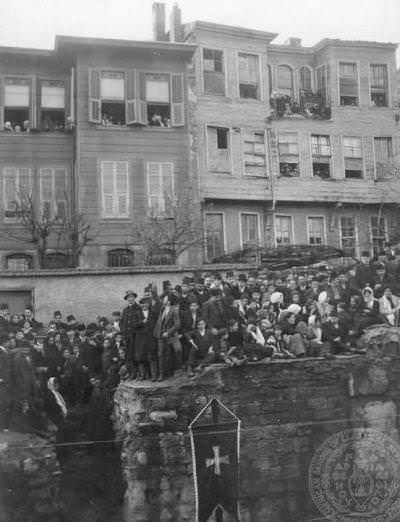 Fener Patriği Joachim III'ün cenaze merasimi Kasım 1912