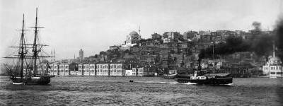 Fındıklı-Cihangir-Galata bölgesi denizden görünümü
