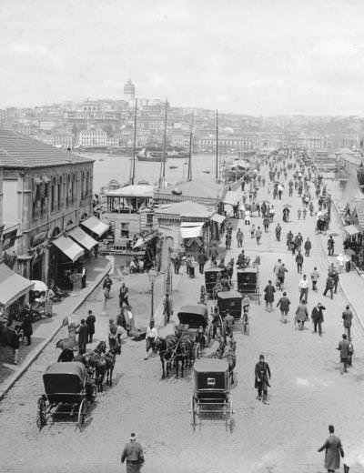 Galata Köprüsü 1900'ler