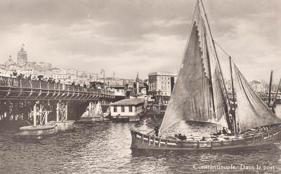 Galata Köprüsü 1912 Öncesindeki Köprü