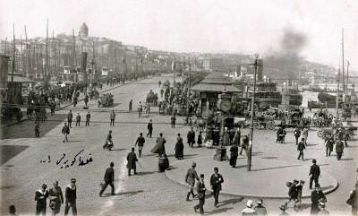 Galata Köprüsü Girişi / 1920′ler