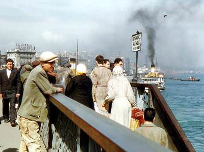 Galata Köprüsü Üzeri / 1956