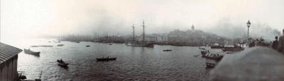 Galata Köprüsü Üzerinden Haliç Görünümü / 1900