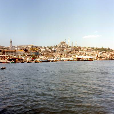 Galata Köprüsü Üzerinden Manzaralar Charles Samz Fotoğrafı / 1971