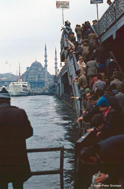 Galata Köprüsü'nde Oltacılar Hans Peter Grumpe, 1978