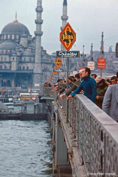Galata Köprüsü'nde Oltacılar Hans Peter Grumpe, 1978