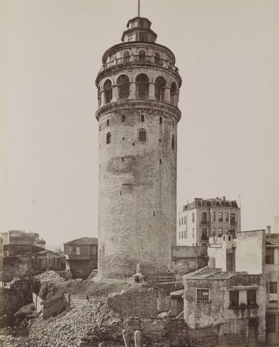 Galata Kulesi / Guillaume Berggren / 1875