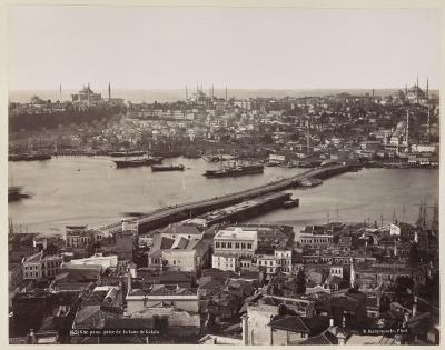Galata Kulesi'nden 2. Galata Köprüsü Basile Kargopoulo Fotoğrafı