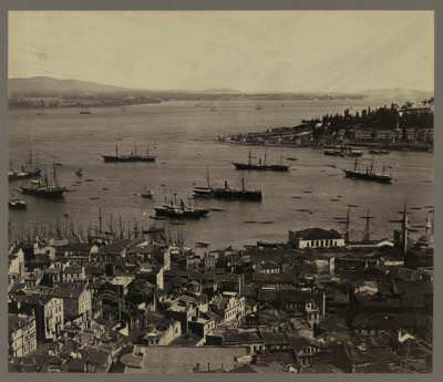 Galata Kulesi'nden Christopher Oscanyan fotoğrafı  1876(?)