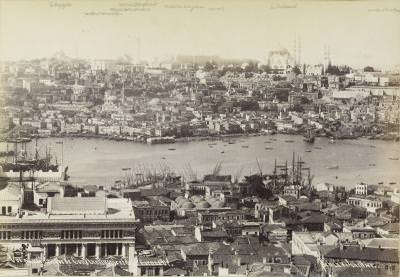 Galata Kulesi'nden Haliç ve Süleymaniye / Sébah & Joaillier fotoğrafı