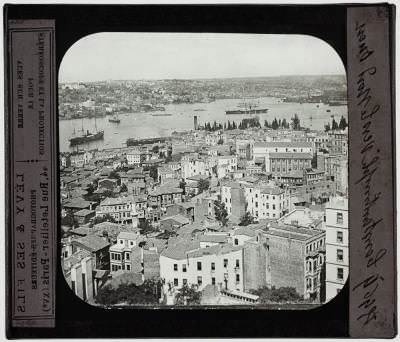 Galata Kulesi’nden Haliç Yönü / 1900 civarı Fotoğrafçı: Levi et Fils Pierre de Gigord Collection