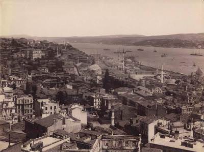 Galata Kulesi'nden Panorama - 2 Mihran Iranian, 1890-1895
