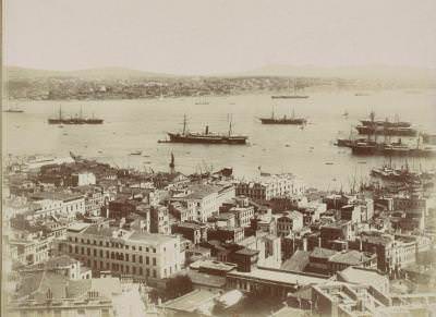 Galata Kulesi'nden Panorama - 3 Mihran Iranian, 1890-1895