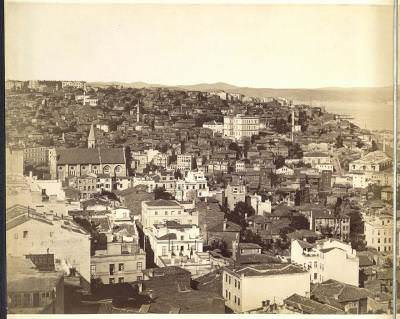 Galata Kulesi'nden Panoramik Görünüm - 1 Guillaume Berggren, 1875