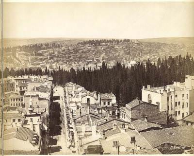 Galata Kulesi'nden Panoramik Görünüm - 10 Guillaume Berggren, 1875